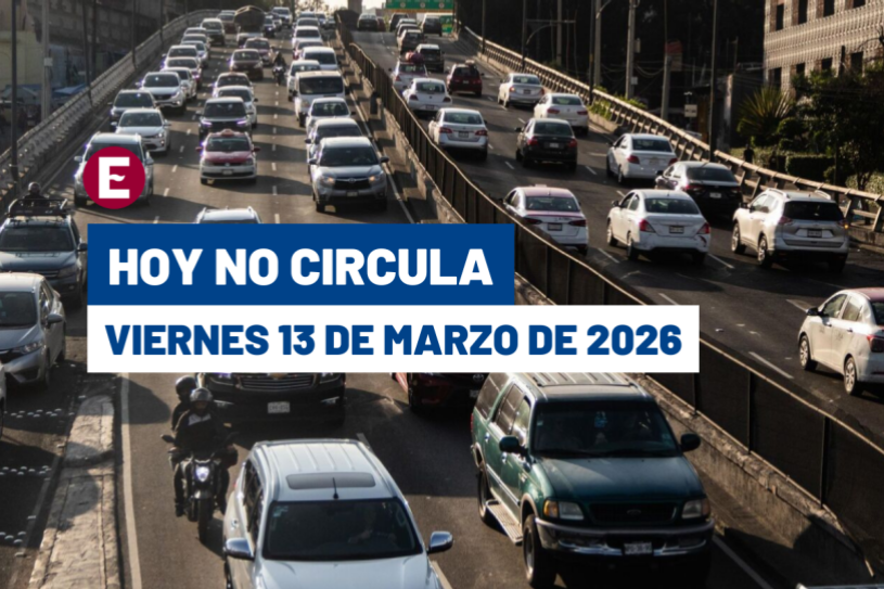 Hoy No Circula en CDMX y Edomex: restricciones para autos con engomado azul y placas terminadas en 9 y 0 este viernes 13 de marzo