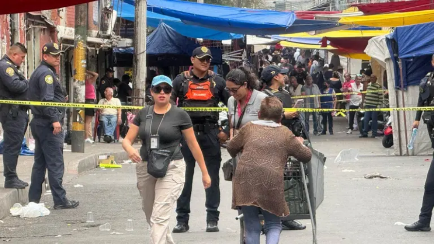 Dos personas fallecidas tras enfrentamiento armado en calles de Tepito, Cuauhtémoc