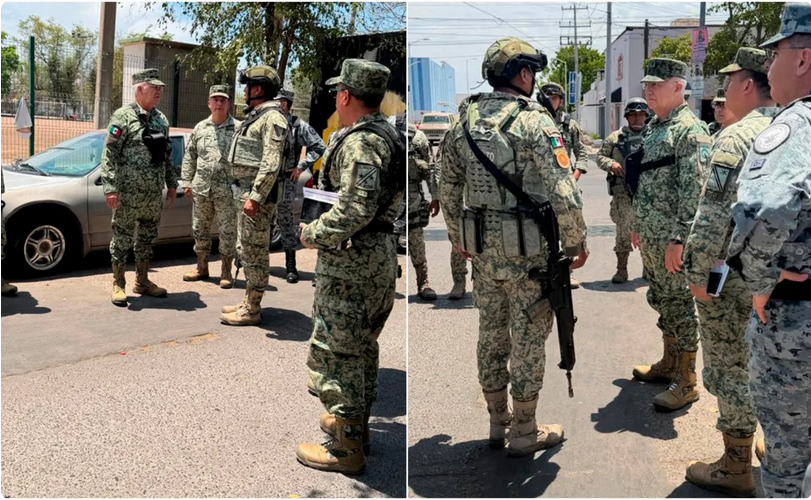 Secretario de Defensa realiza visita sorpresa a Culiacán para supervisar operativos de seguridad