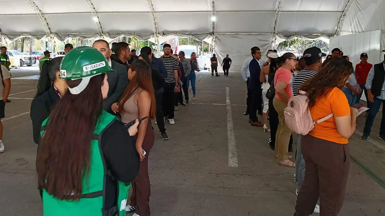 Realizan simulacro en el Palacio Municipal de Tijuana para prevenir riesgos por sismos